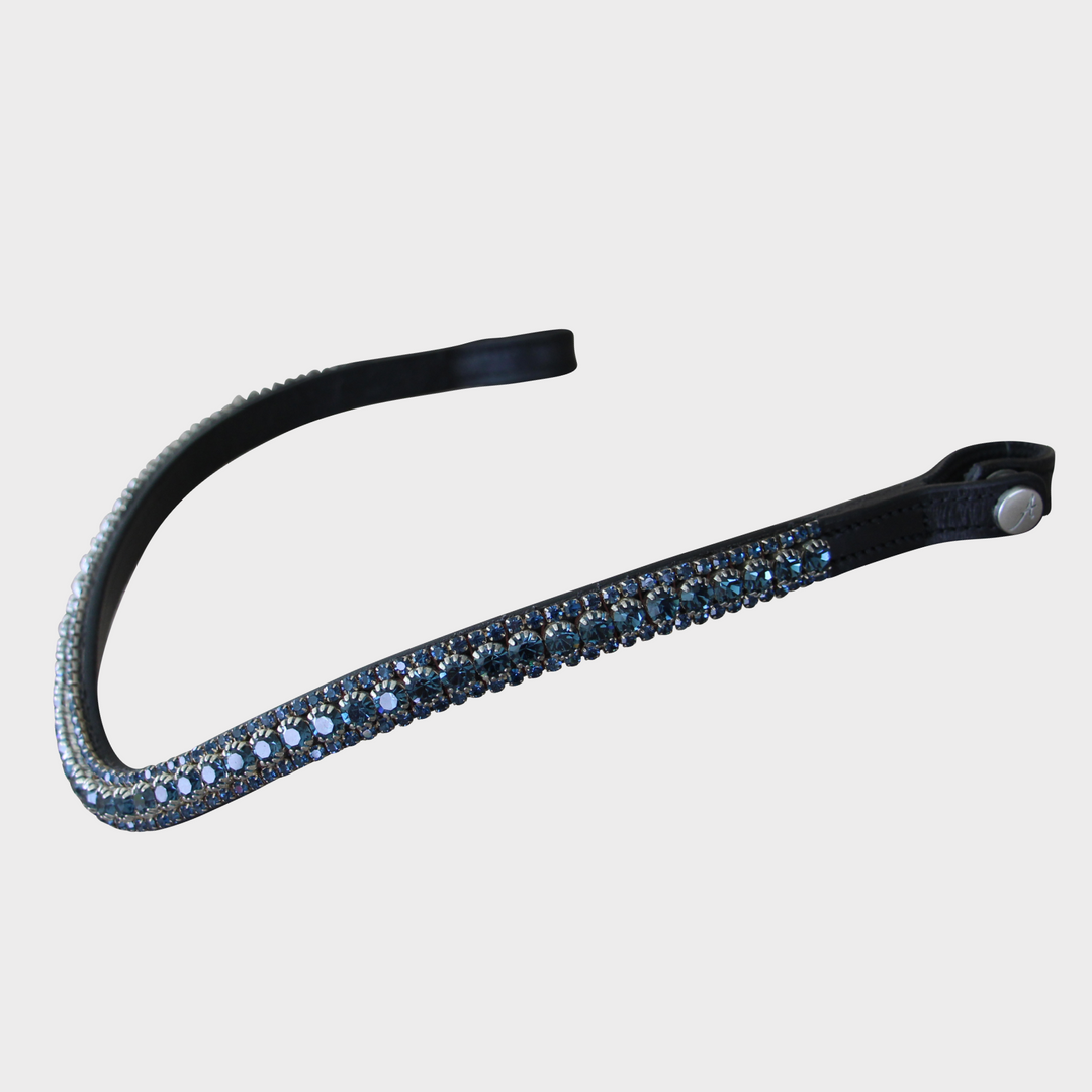 Lux All Navy Browband - Black