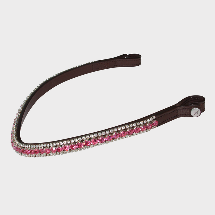 Artemis Lux Azalea Swarovski® Crystal Browband - Brown