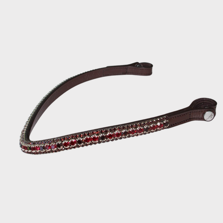 Artemis Lux Shades Of Wine Swarovski® Crystal Browband- Brown
