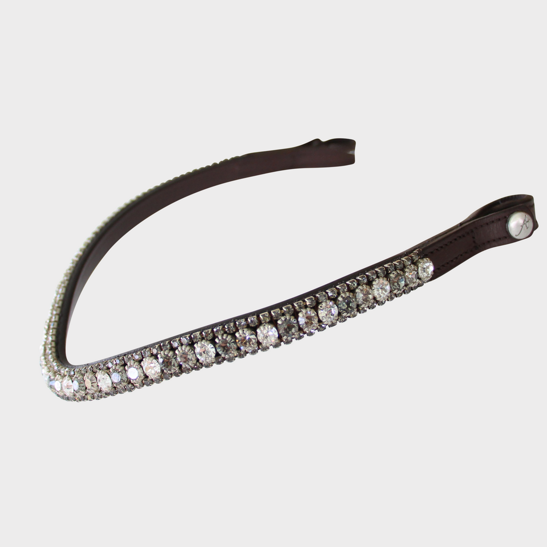 SALE Lux Shades Of Grey Browband- Brown