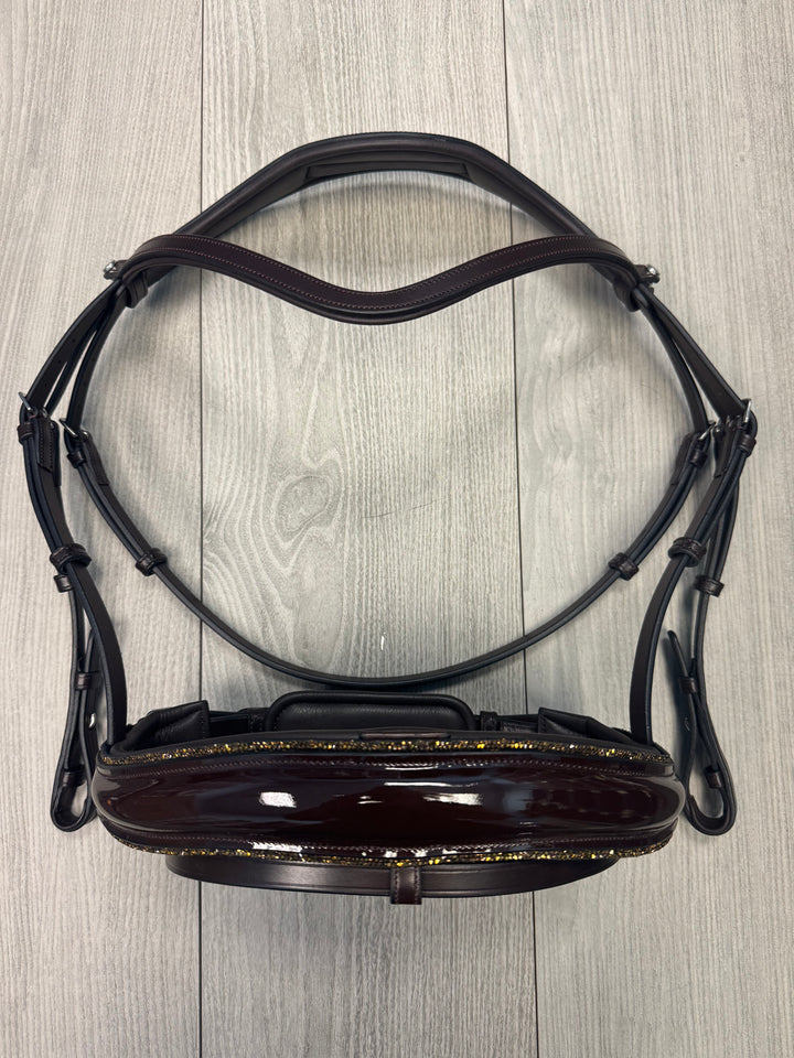 SALE Infinity Bridle Gold Glitter Brown - FULL (A5)