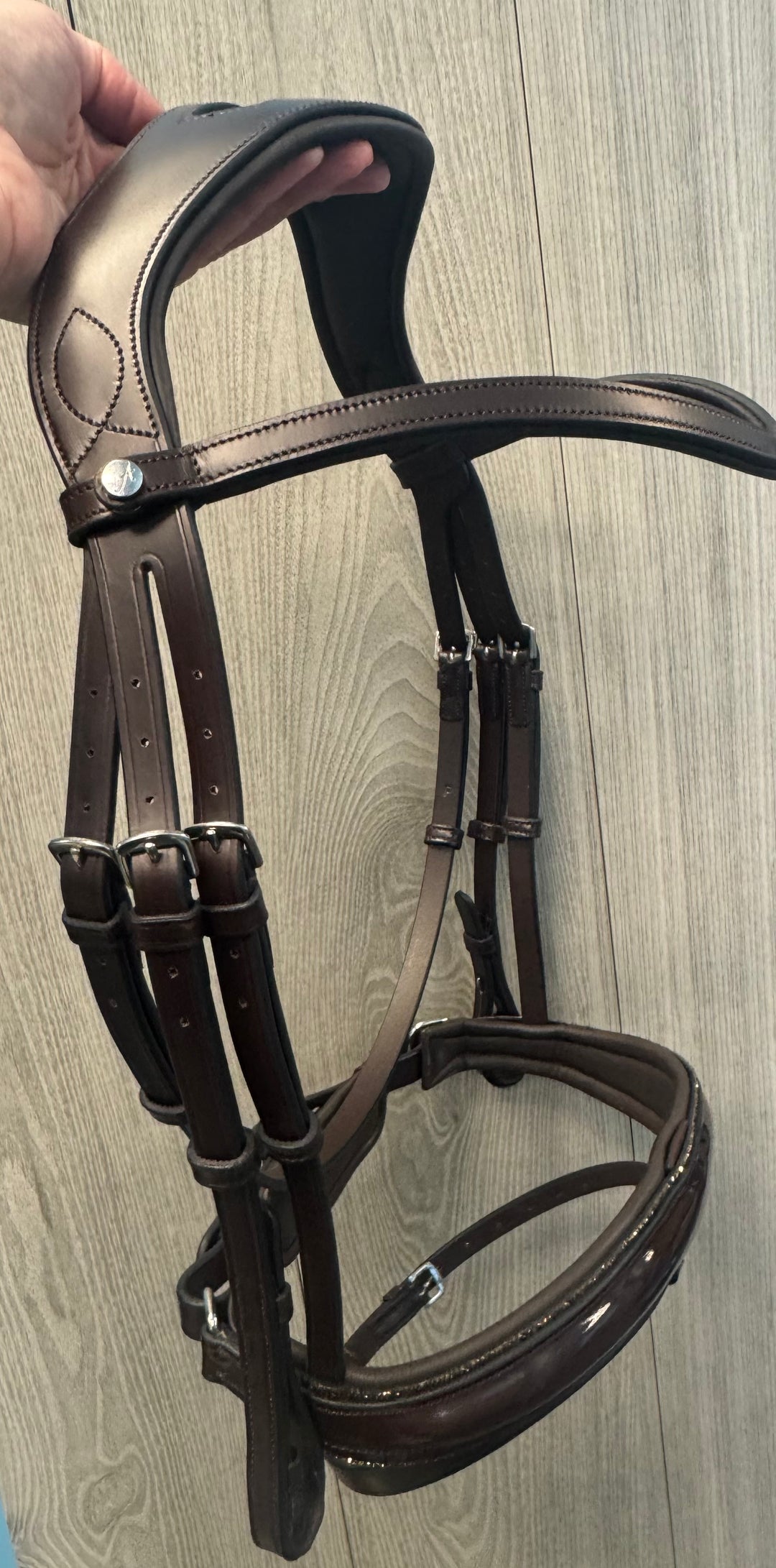SALE Infinity Bridle Gold Glitter Brown - FULL (A5)