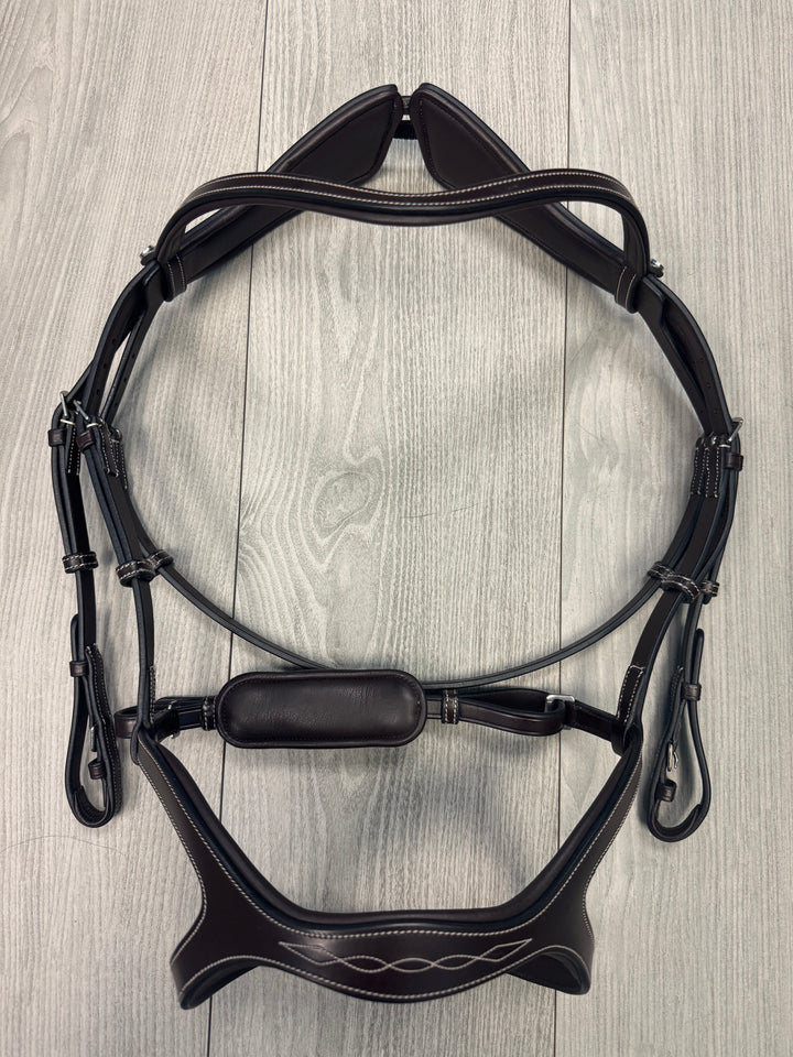 SALE Victory Bridle Brown w/ Cream - FULL (A6)
