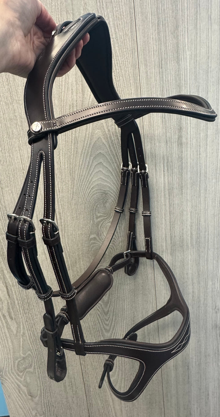 SALE Victory Bridle Brown w/ Cream - FULL (A6)