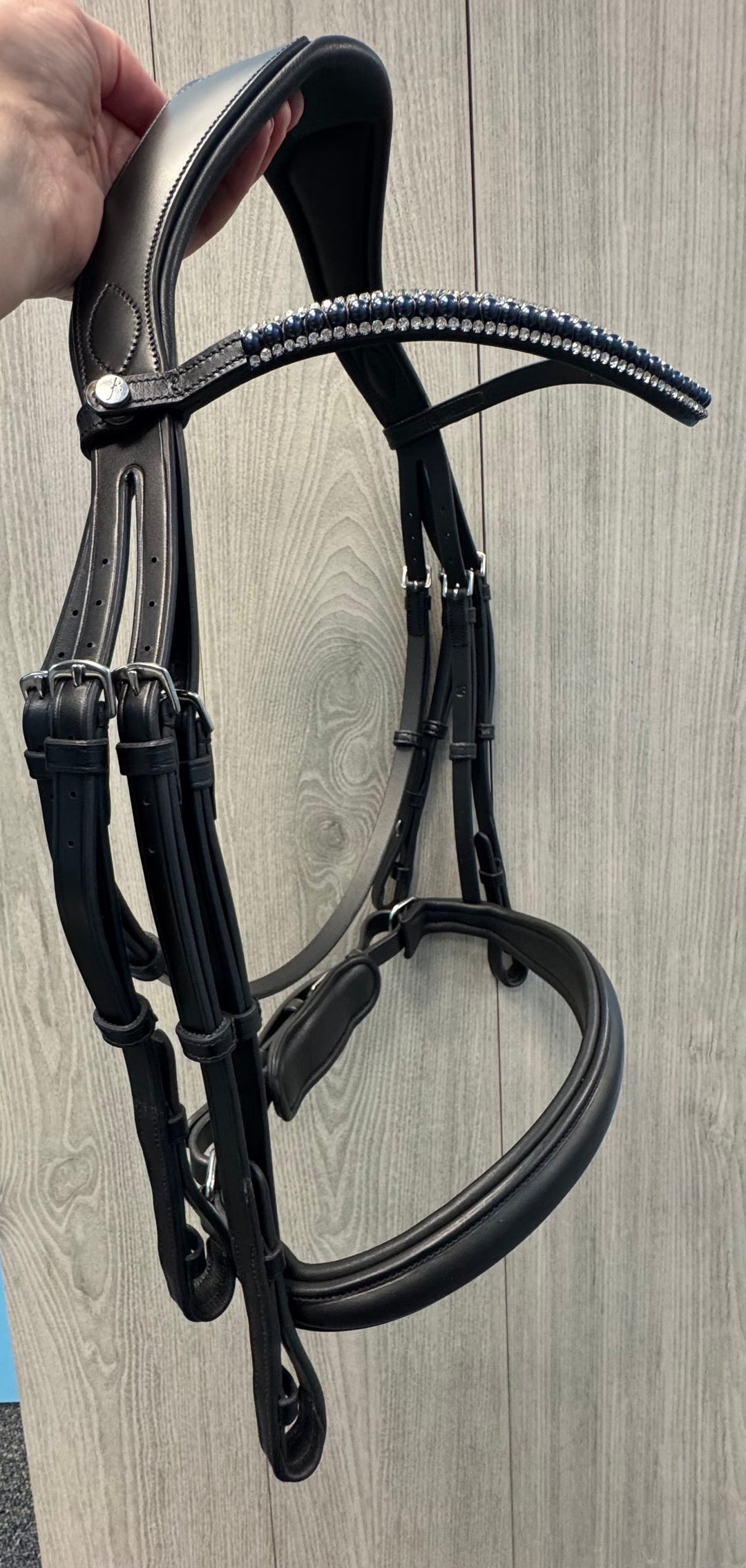 SALE Infinity Double Bridle Black X-FULL (A1)