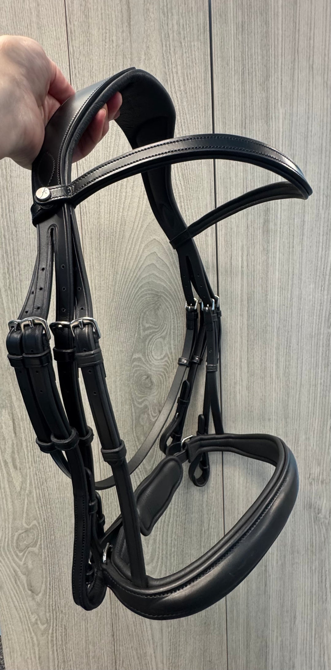 SALE Infinity Double Bridle Black FULL (A11)