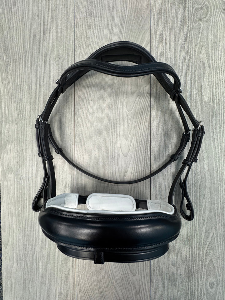 SALE Destiny Bridle Black w/ White Padding - COB (A32)