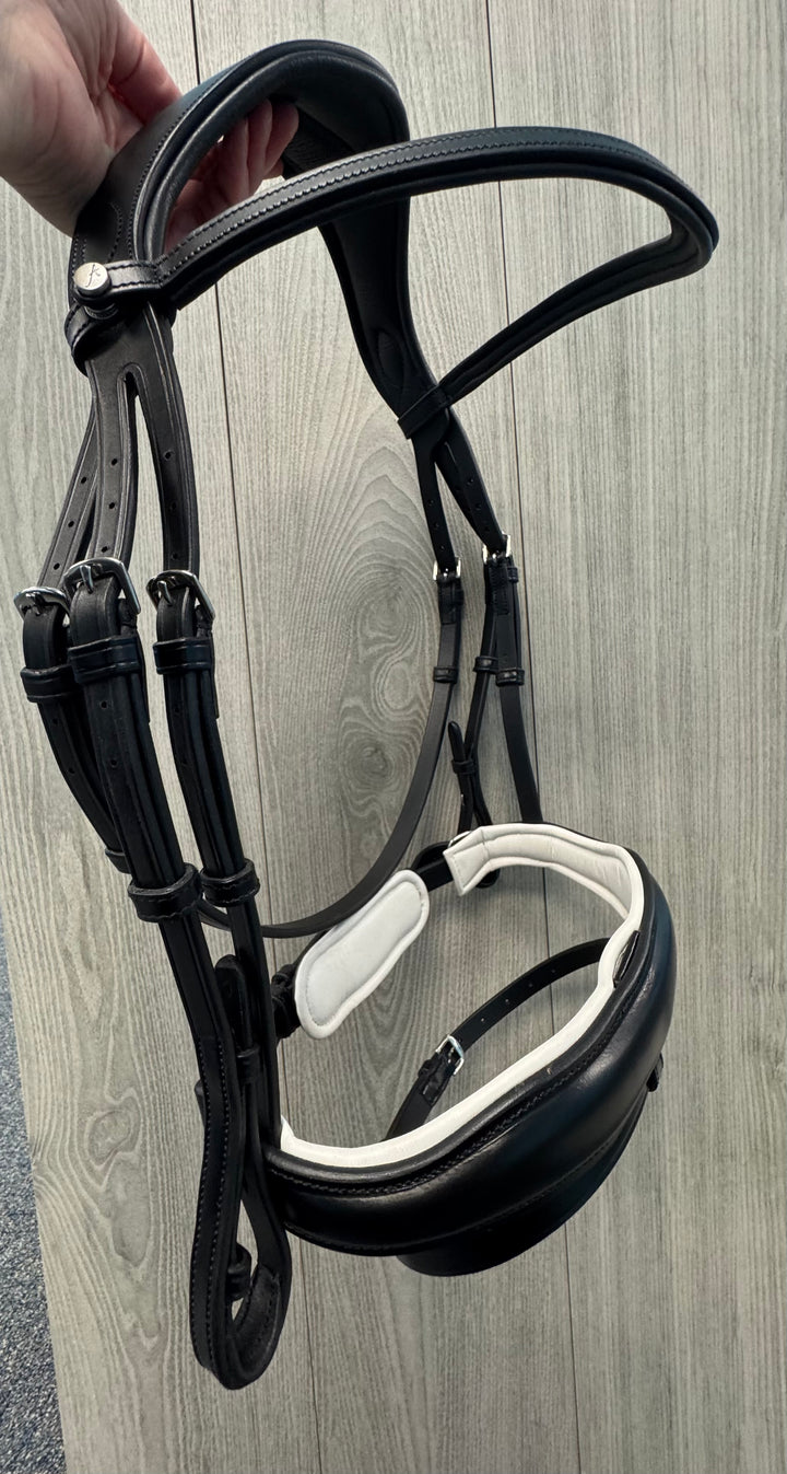 SALE Destiny Bridle Black w/ White Padding - COB (A32)