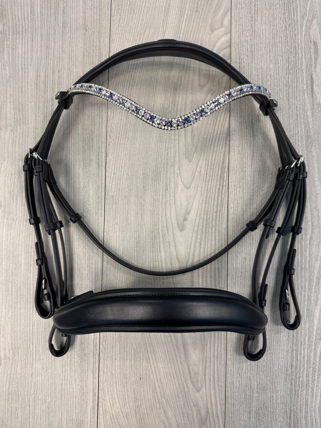 SALE Infinity Double Bridle Black X-FULL (A45)