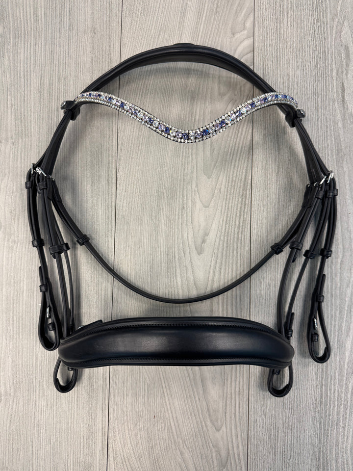 SALE Infinity Double Bridle Black X-FULL (A45)