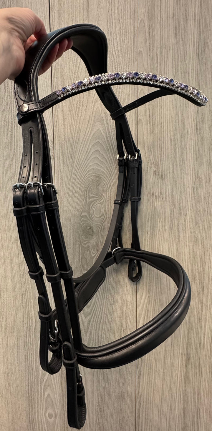 SALE Infinity Double Bridle Black X-FULL (A45)