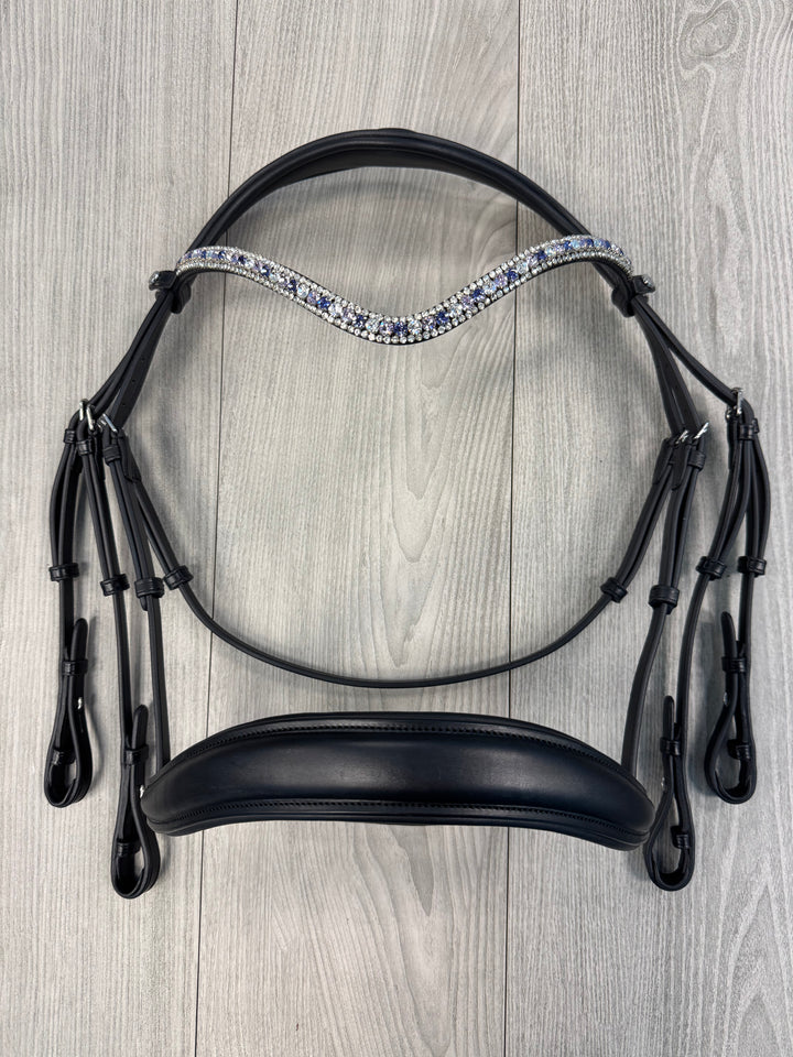 SALE Infinity Double Bridle Black X-FULL (A46)