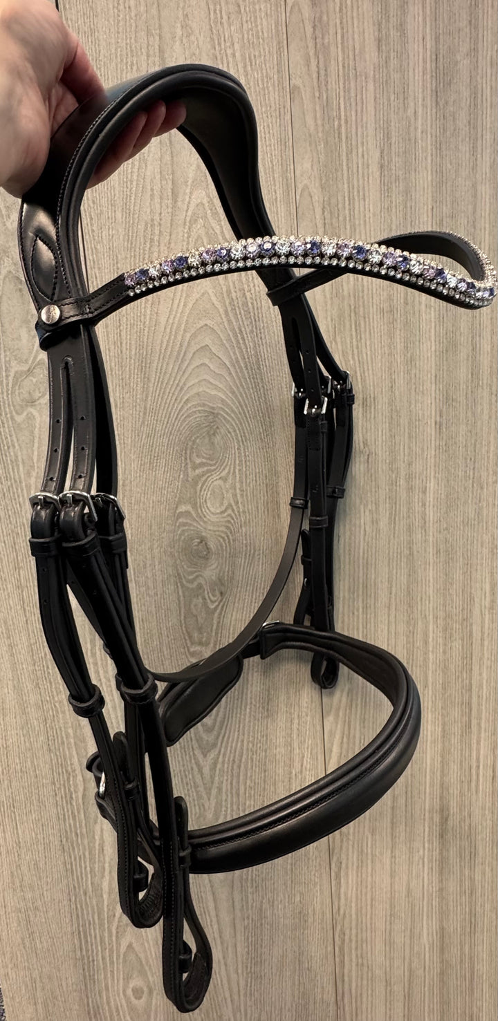 SALE Infinity Double Bridle Black X-FULL (A46)