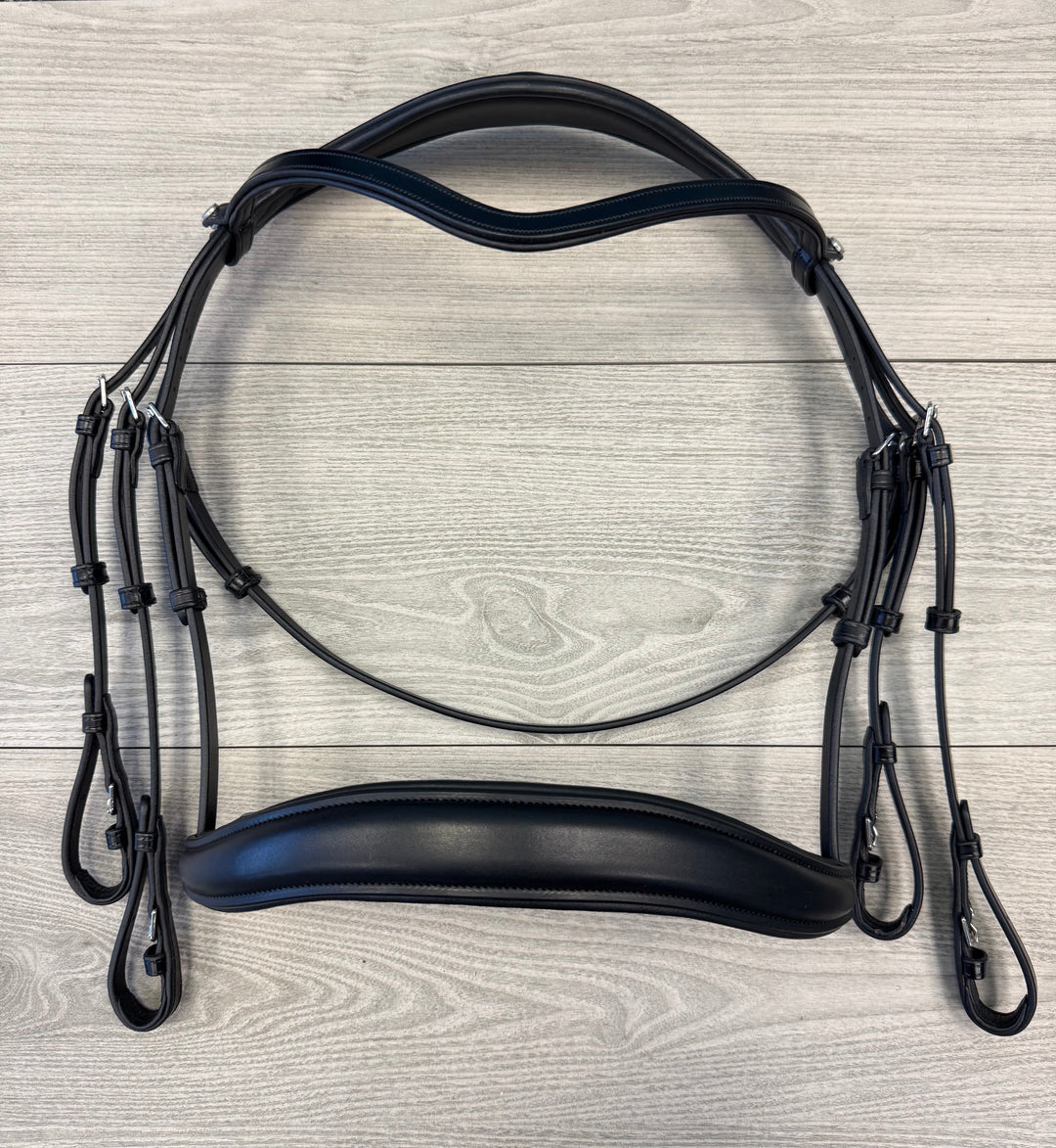 SALE Infinity Double Bridle Black FULL (A61)