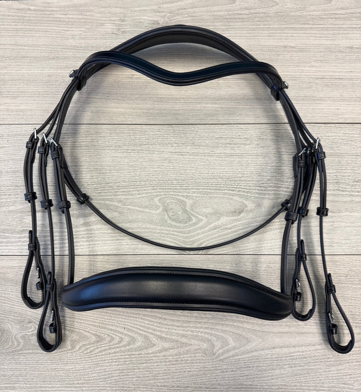 SALE Infinity Double Bridle Black FULL (A61)