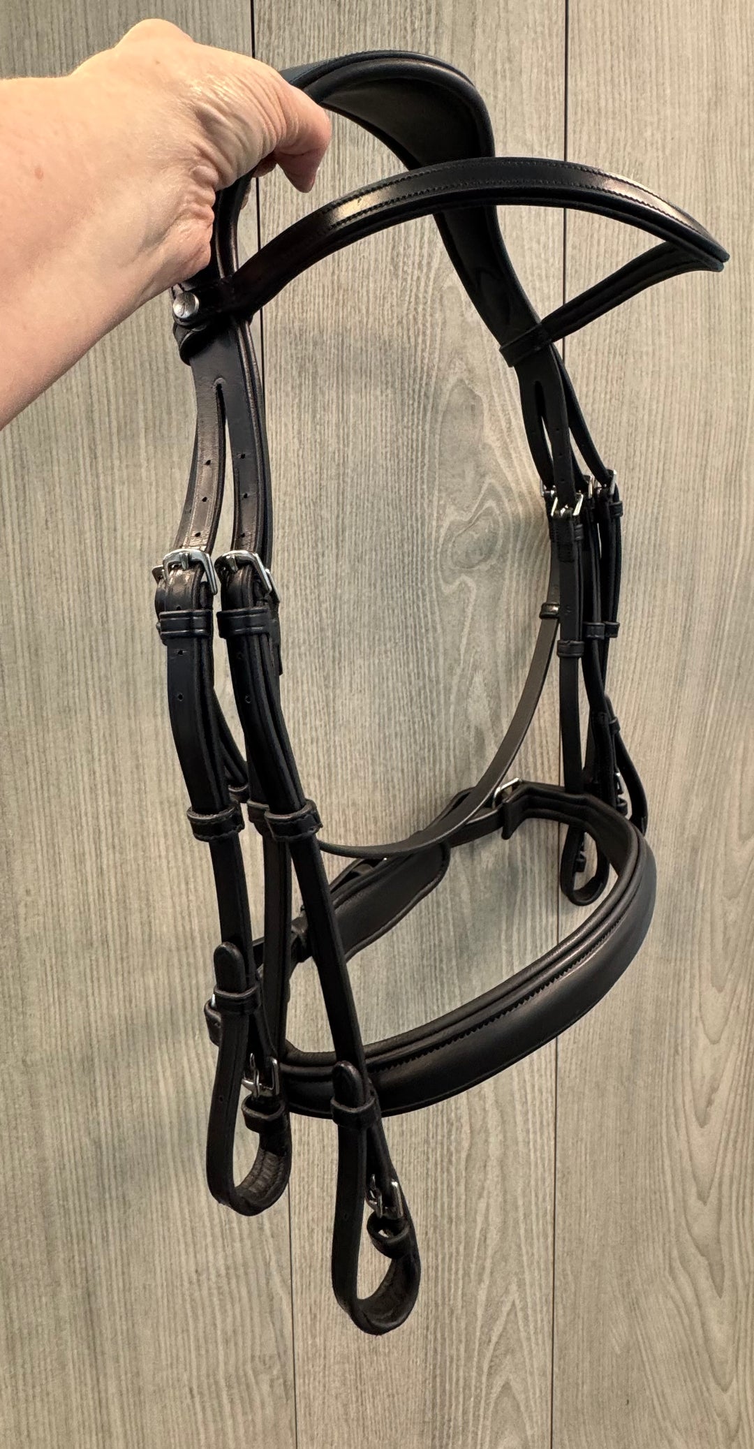SALE Infinity Double Bridle Black FULL (A61)
