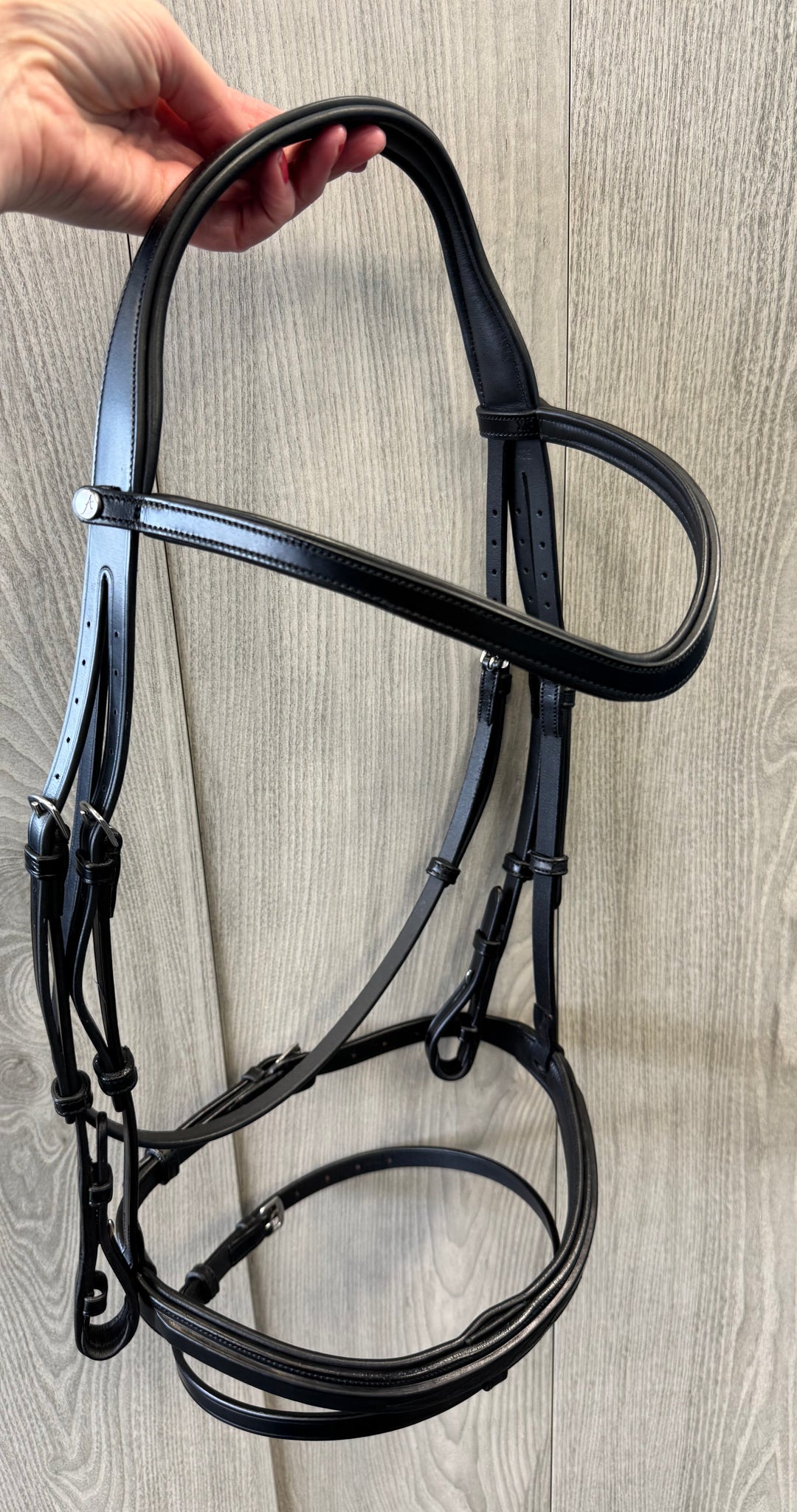 SALE Encore Bridle with Detachable Flash Black XFull (P4)