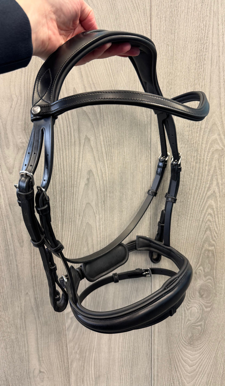 SALE Infinity Dressage Bridle Black Cob (I1)