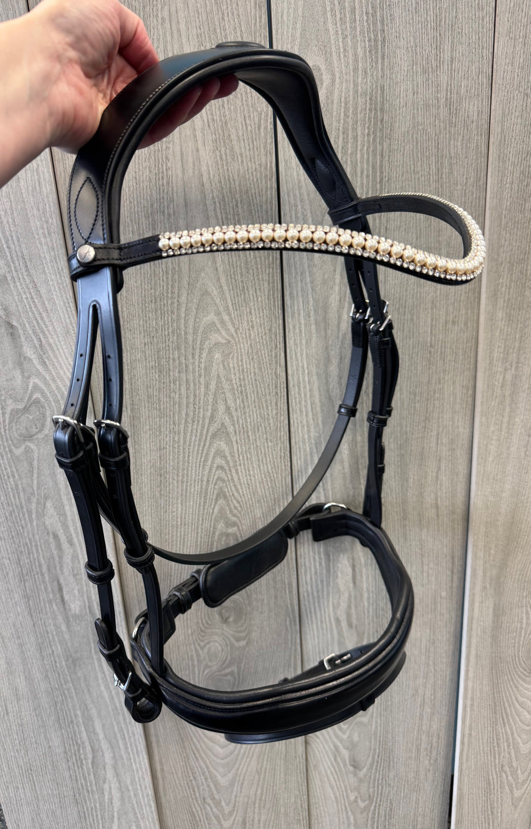 SALE Artemis Dressage Bridle White Padding X-Full (P14)