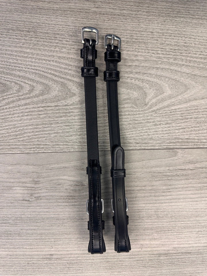 SALE Cheekpieces with Buckles Black - COB (C19)