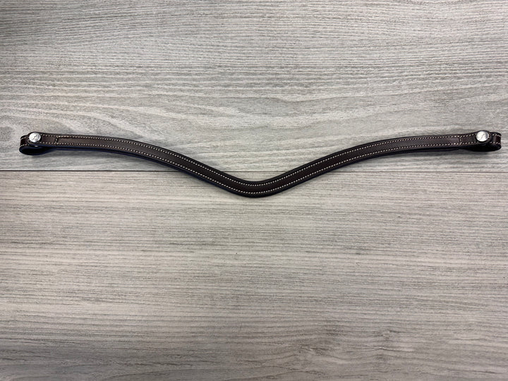 SALE Classic Curved Browband Brown/Cream - X-FULL (B9)