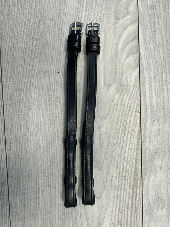 SALE Cheek Pieces with French Hooks Black USED - X-FULL (C30)