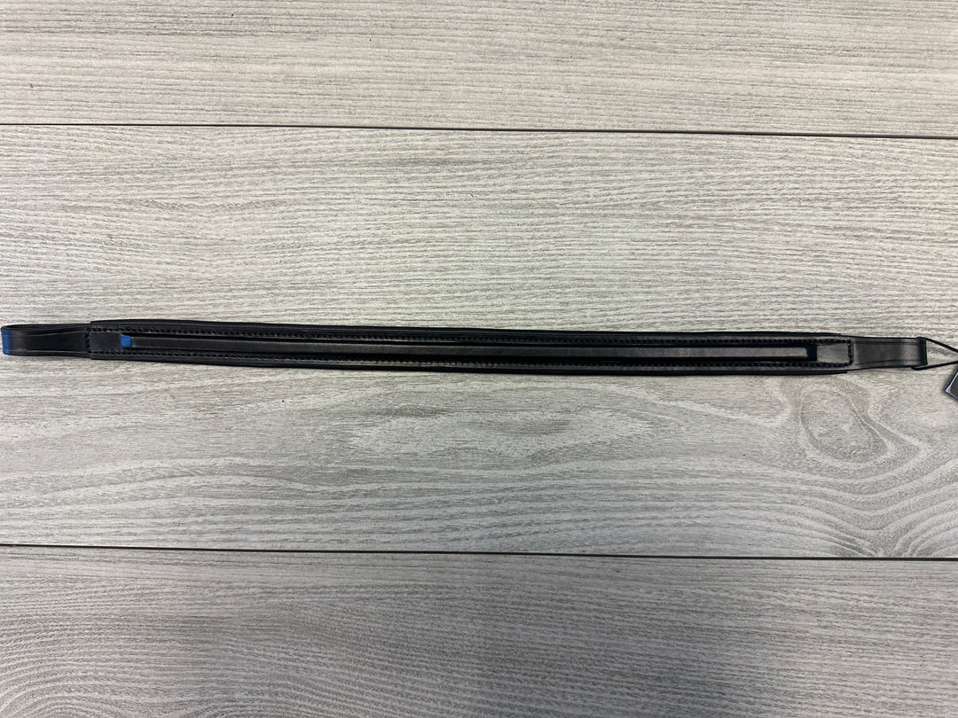 SALE Encore Browband Black No Deco Stitch Black - FULL (B17)