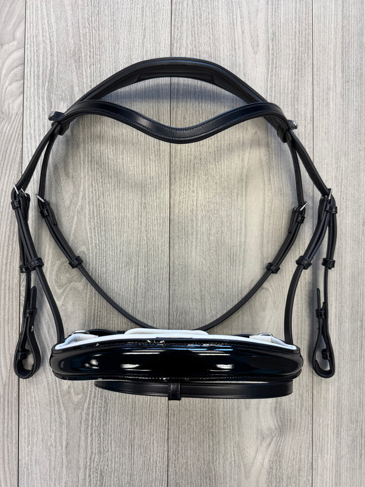 SALE Patent Infinity Dressage Bridle White Padding (R13)