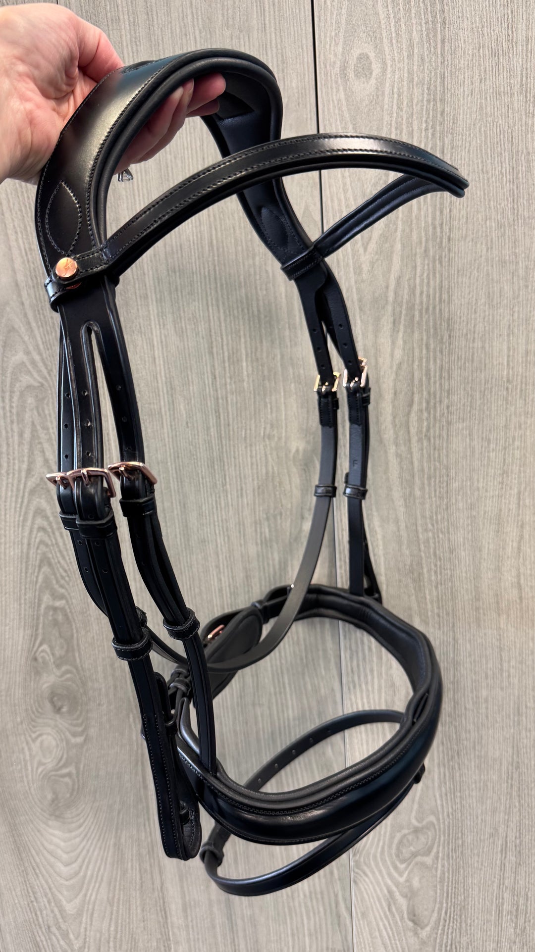 SALE Destiny Bridle with Rosegold Hardware (J4)