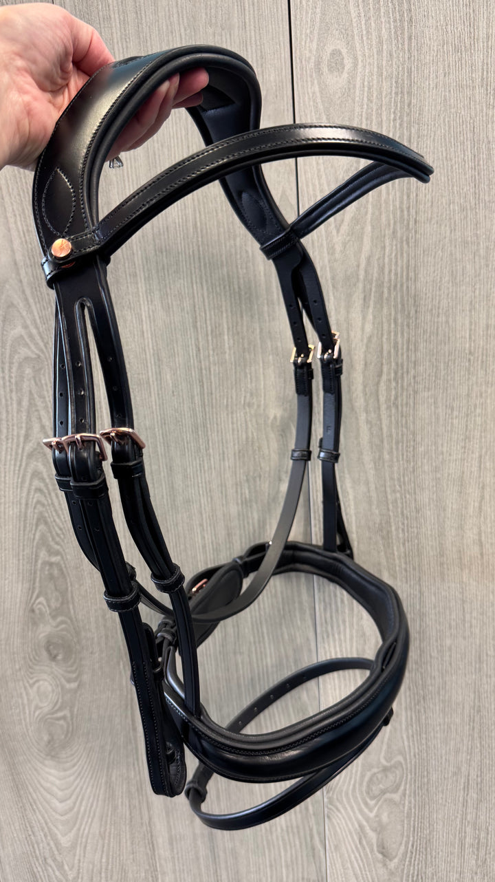 SALE Destiny Bridle with Rosegold Hardware (J4)