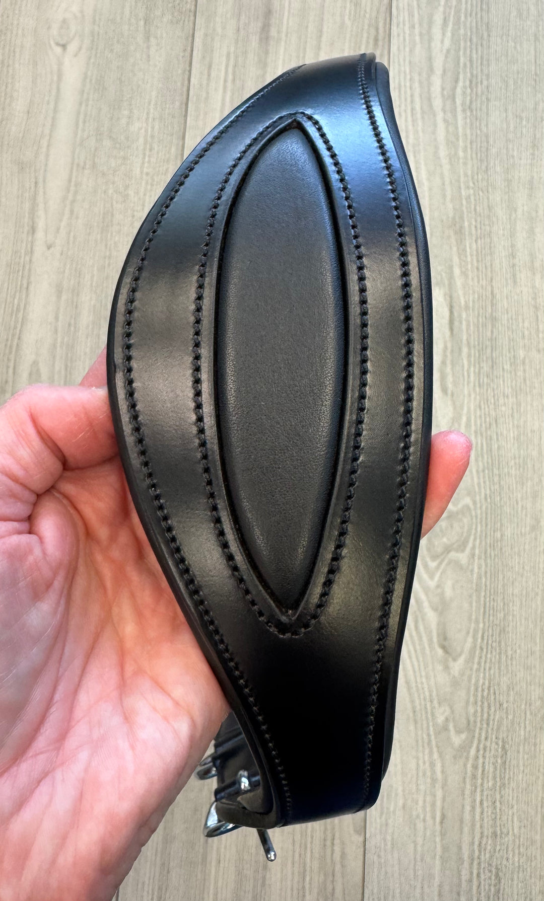 SALE Anatomic Infinity Leather Halter Black Cob (H11)