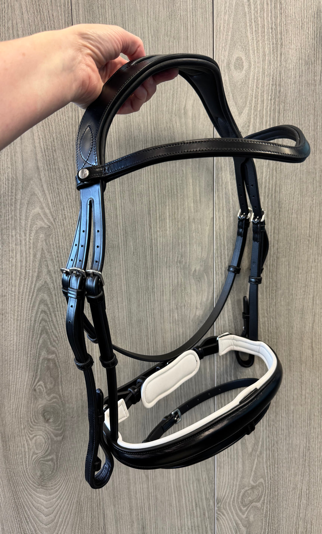 SALE Infinity Dressage Bridle White Padding Full (B2)
