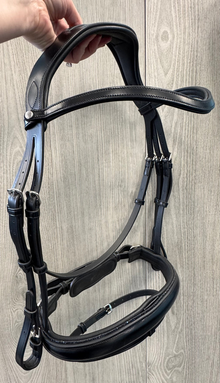 SALE Infinity Dressage Bridle Blue Glitter Full (A6)