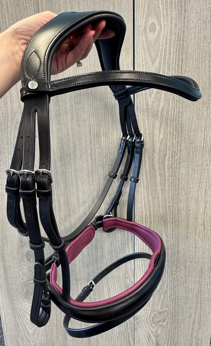 SALE Infinity Dressage Bridle Wine Full (A1)