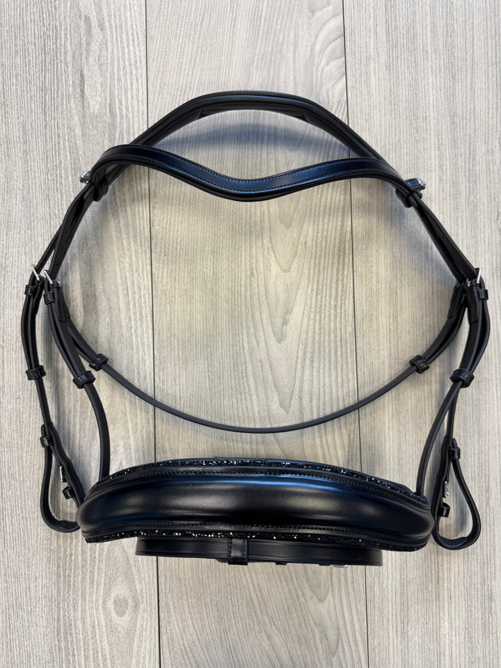 SALE Infinity Dressage Bridle Black Glitter Full (A45/A53)