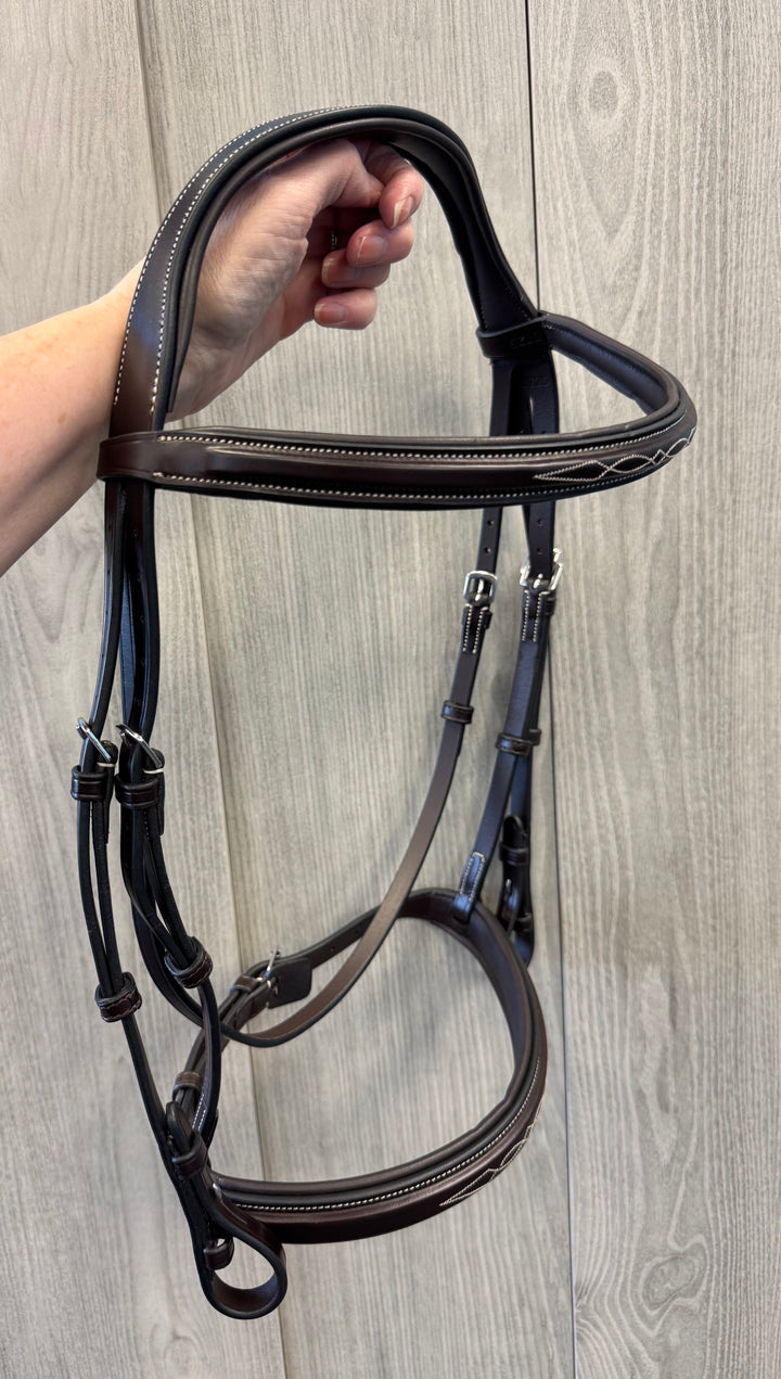 SALE Encore Bridle Cream Stitching Cob (A62/A64)
