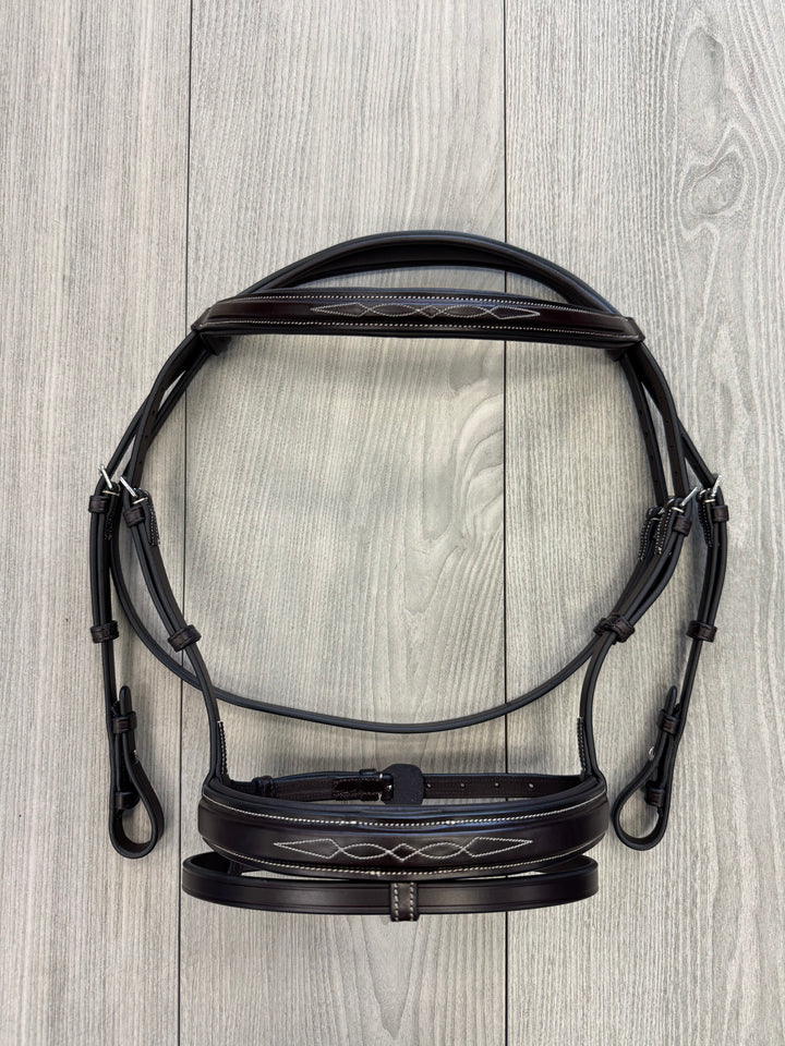 SALE Encore Bridle Cream Stitching with Detachable Flash Cob (A21)
