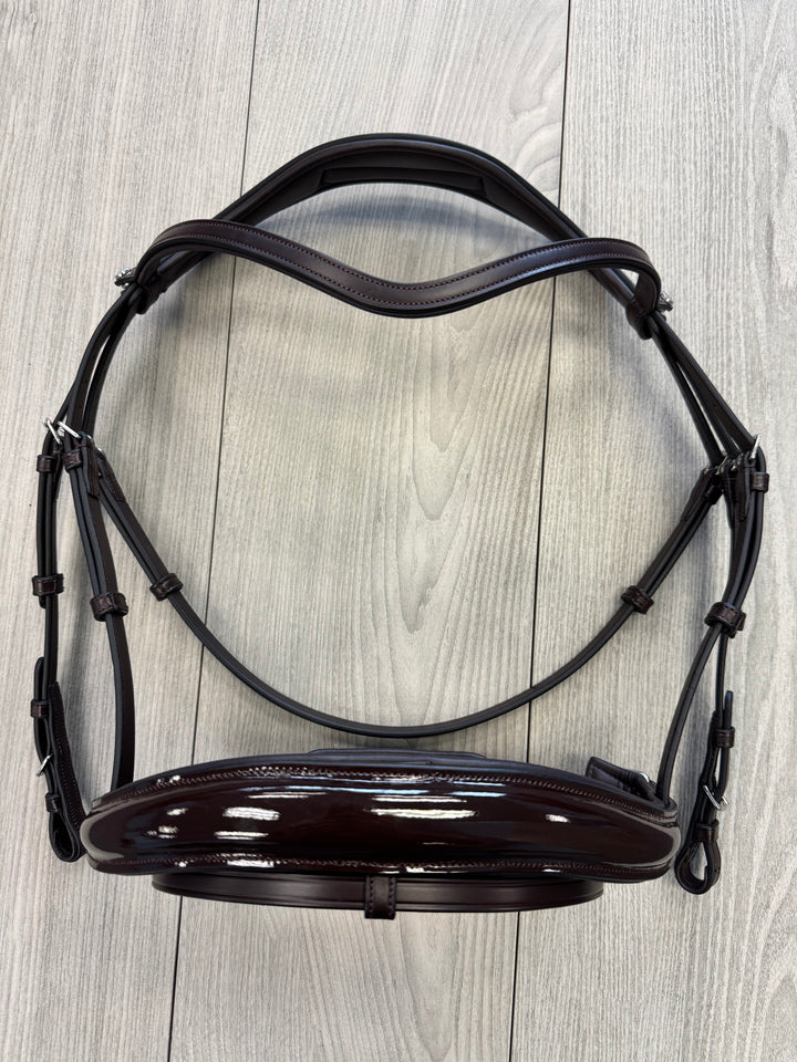 SALE Infinity Bridle Patent Brown Full (A34)