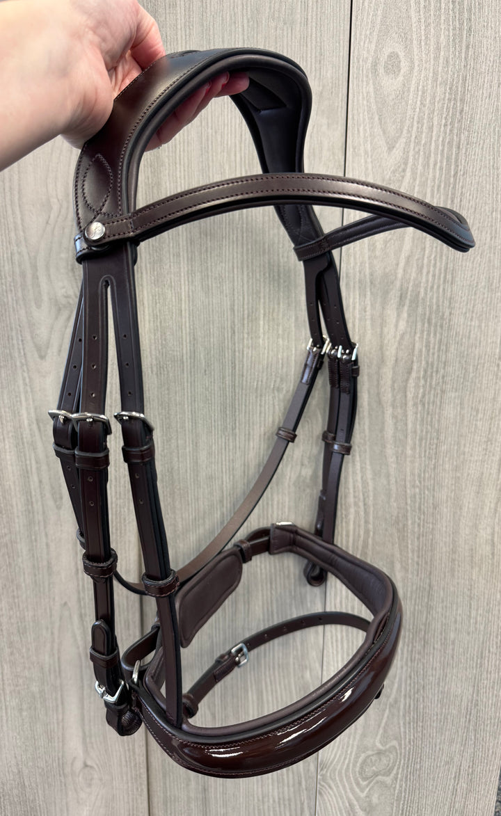 SALE Infinity Bridle Patent Brown Full (A34)