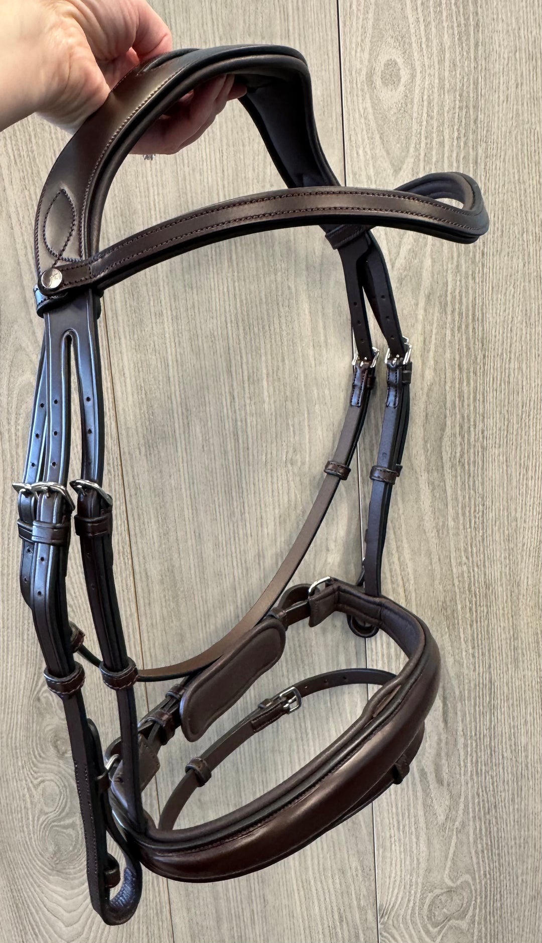 SALE Infinity Dressage Bridle Brown Full (A37)