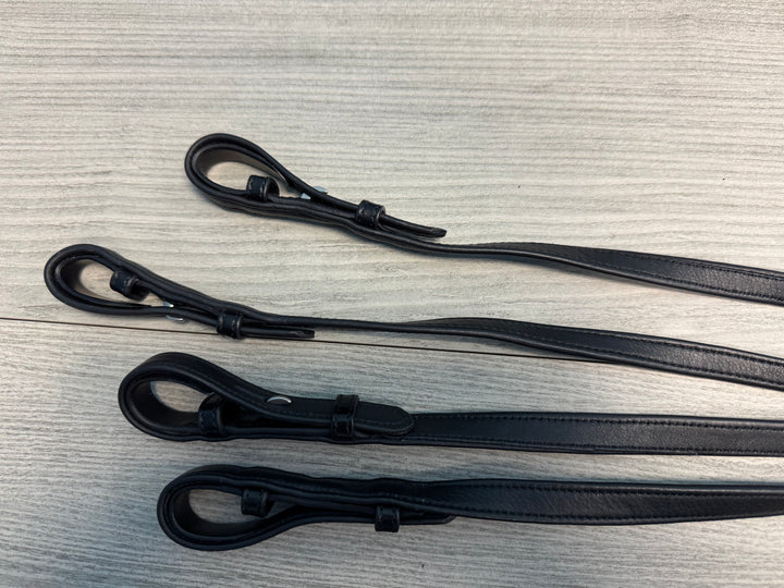 SALE Soft Leather Double Bridle Reins Set French Hook - Full (R9)
