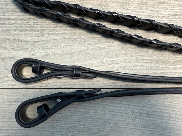 SALE Laced Reins Deco French Hook Black Full (R11)