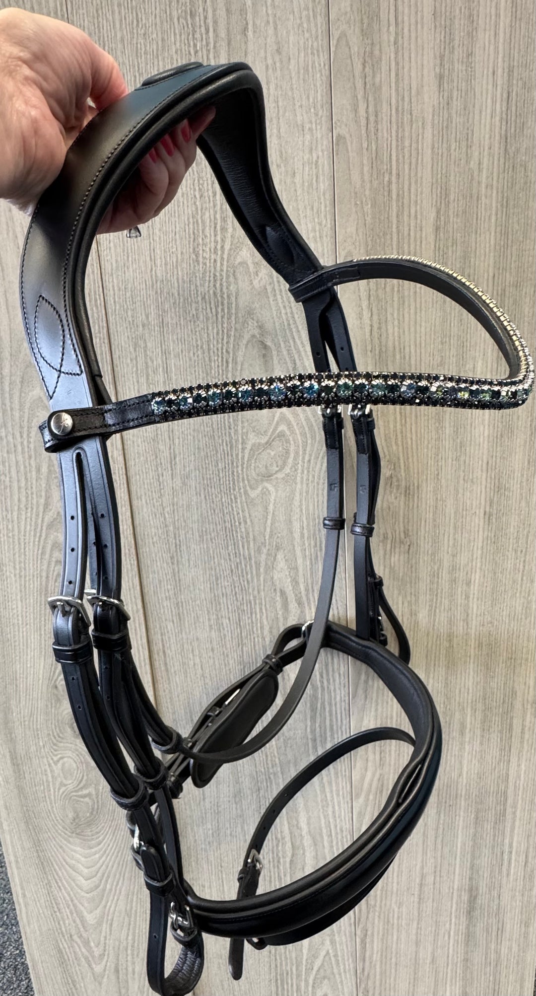 SALE Infinity Dressage Bridle Black X-Full (A4)