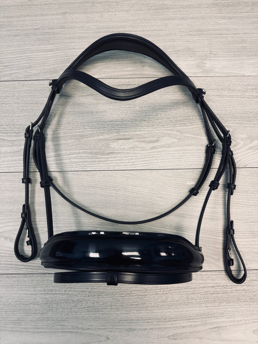 SALE Destiny Bridle Patent Black - X-Full (A14)