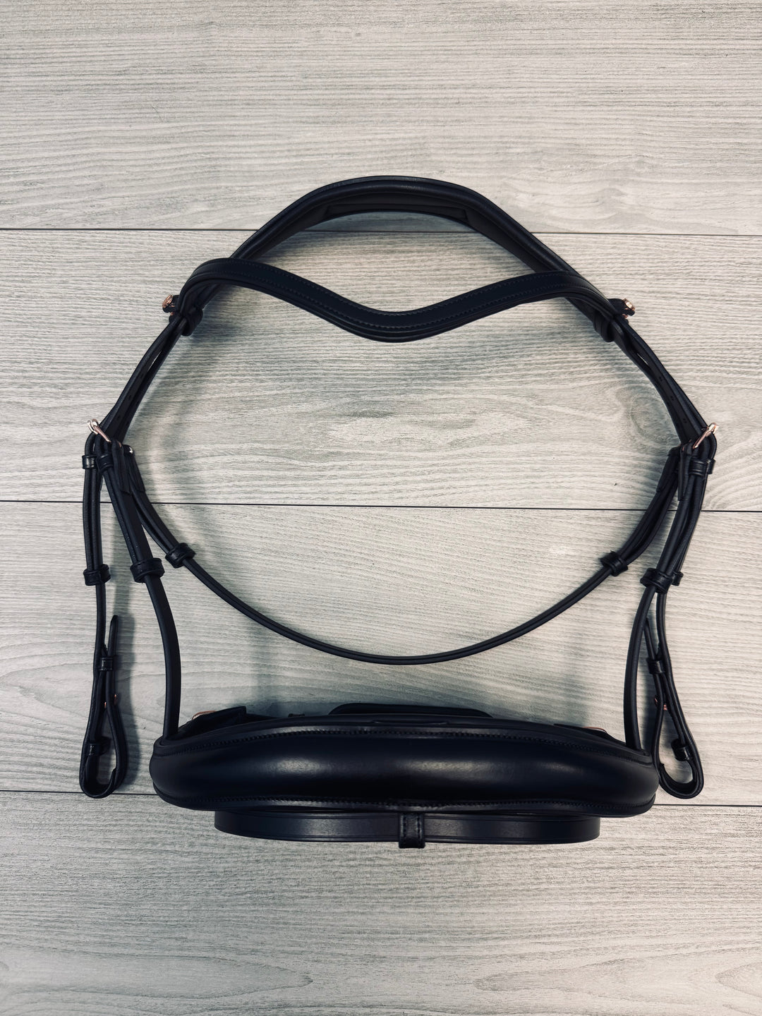 SALE Infinity Rosegold Bridle Black - FULL (A16)