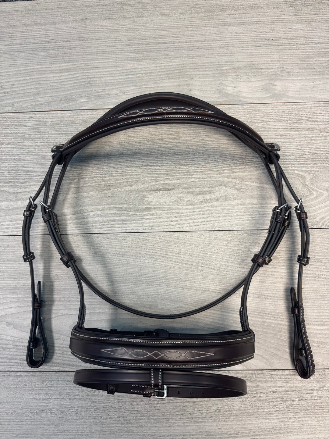 SALE Freedom Bridle with Detachable Flash Brown/Cream - COB (A19)