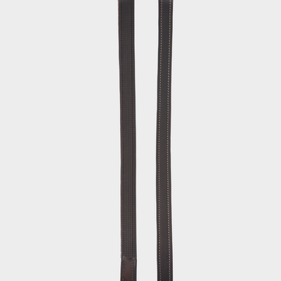 Leather/Rubber Reins-French Hooks