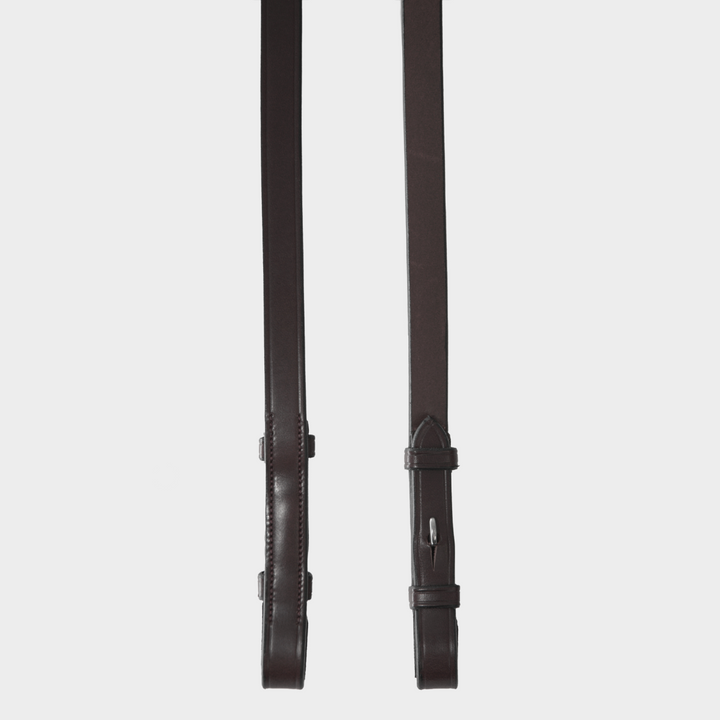 Leather/Rubber Reins-French Hooks