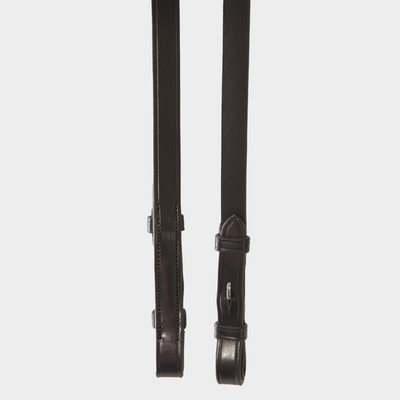 Leather Double Bridle Reins Set-French Hook