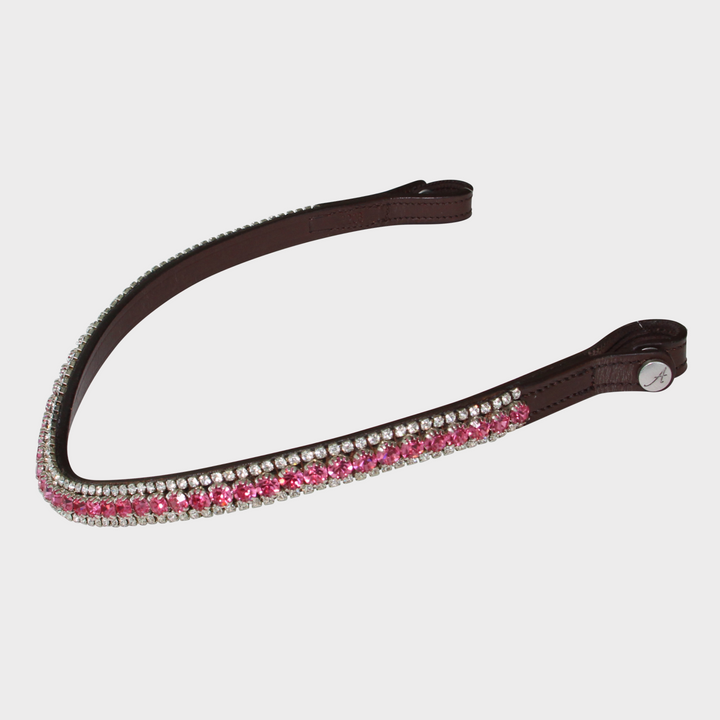 Lux Azalea Browband - Brown